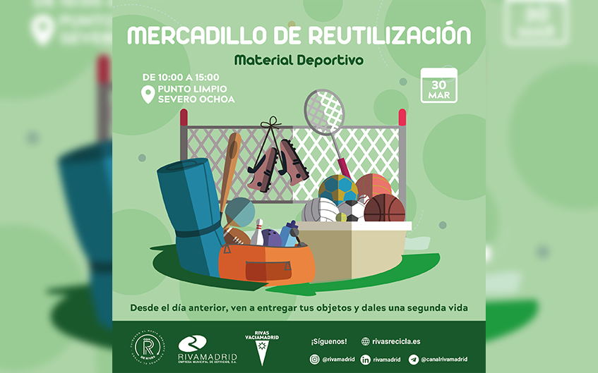 Mercadillo de reutilización de material deportivo