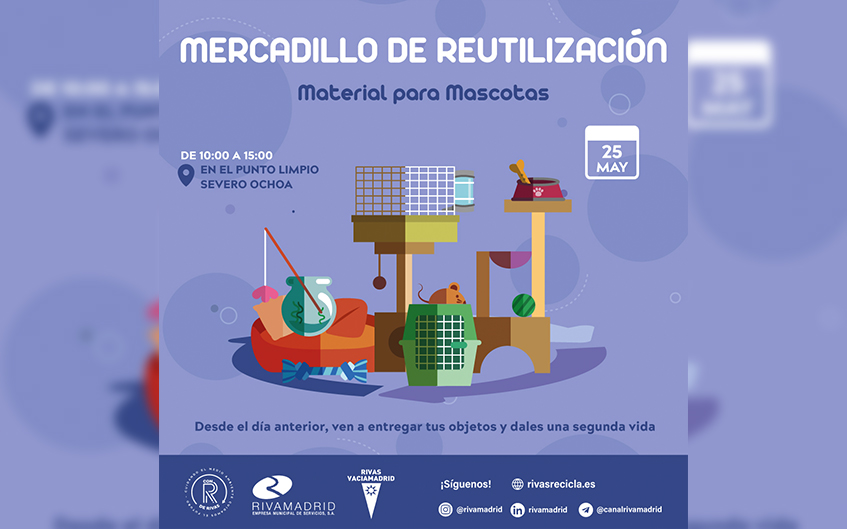 Mercadillo de accesorios para mascotas