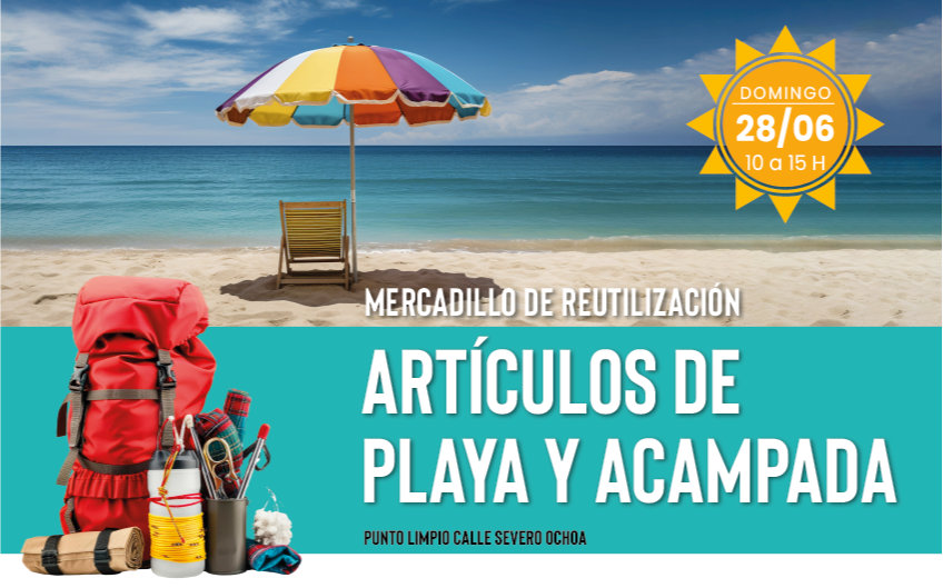 Mercadillo de reutilización de artículos de playa y de acampada