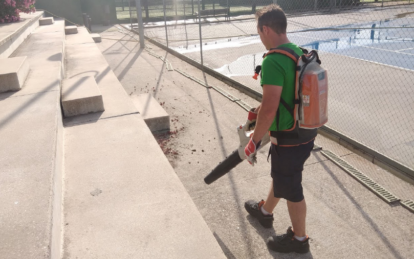 Limpieza de edificios e instalaciones deportivas